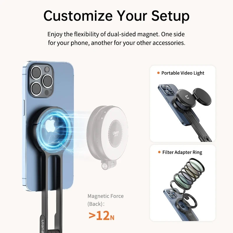 Magnetic Carabiner Phone Tripod